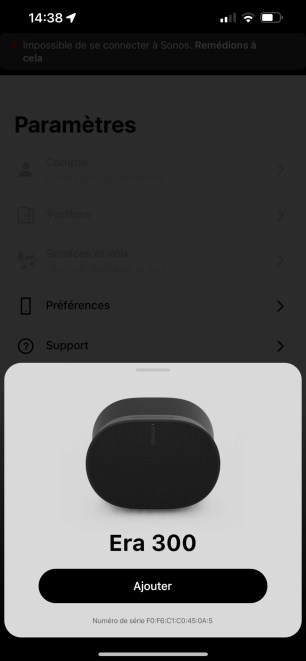 Test Sonos Era 300
