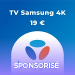 Ce TV Samsung 4K n’est qu’à 19 € chez Bouygues Telecom avec ce forfait fibre