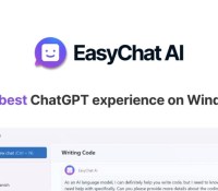 L'application non-officielle propose une utilisation de ChatGPT mieux intégrée à Windows. // Source : Easychat AI