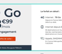 Cdiscount Mobile— Forfait 70 Go 4G