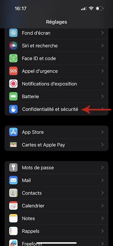 Comment gagner en confidentialité avec iOS 16 01 copie