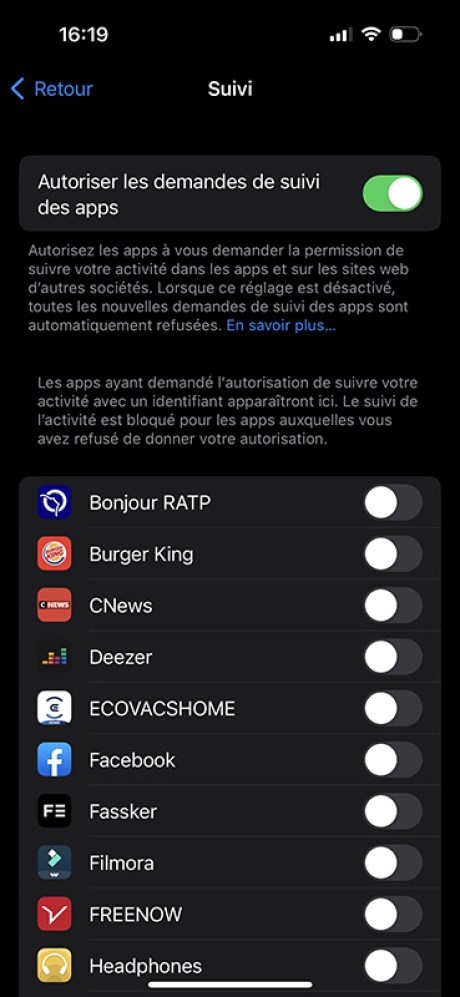 Comment gagner en confidentialité avec iOS 16 03 copie