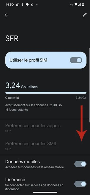 Comment mesurer son utilisation des données sur Android 04