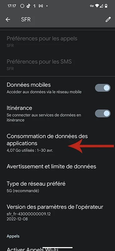 Comment mesurer son utilisation des données sur Android 05