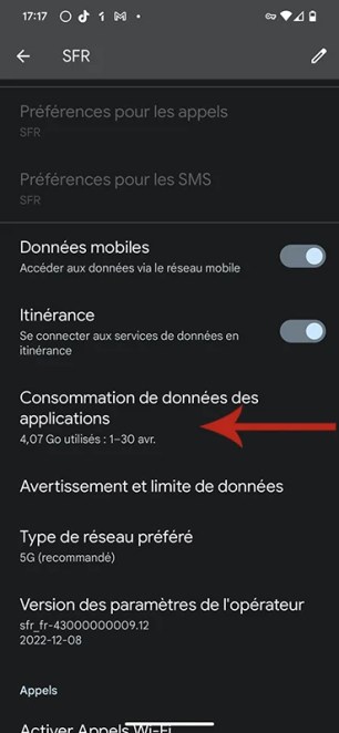 Comment mesurer son utilisation des données sur Android 05