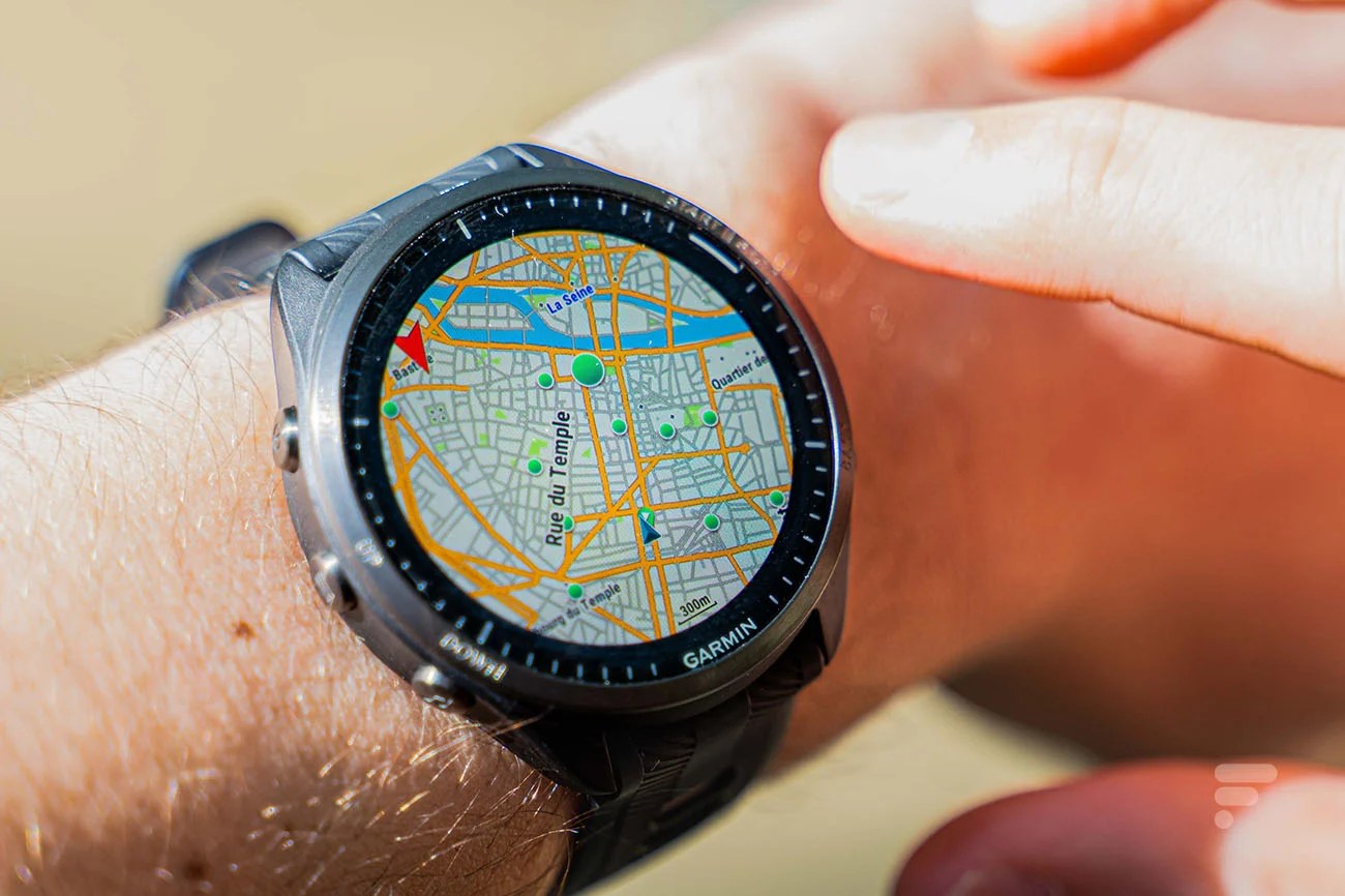 La cartographie sur la Garmin Forerunner 965