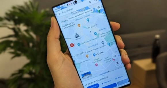 L'application Google Maps // Source : Frandroid