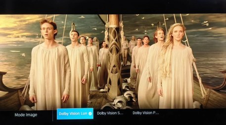 Avec le mode Dolby Vision Lumineux