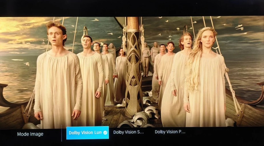 Avec le mode Dolby Vision Lumineux