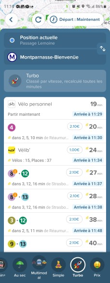 CityMapper app