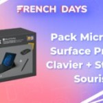 Les French Days déduisent 350 € sur le pack Microsoft Surface Pro 9 + accessoires Les French Days déduisent 350 € sur le pack Microsoft Surface Pro 9 + accessoires