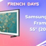 Le nouveau TV Samsung The Frame de 55 pouces perd presque 700 € pendant les French Days