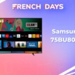 699 €, c’est le super prix de ce TV 4K Samsung 75 pouces durant les French Days 699 €, c’est le super prix de ce TV 4K Samsung 75 pouces durant les French Days