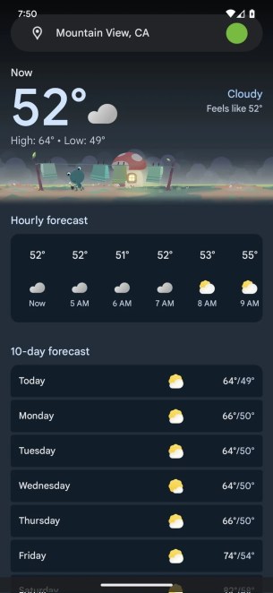 Google météo bientôt