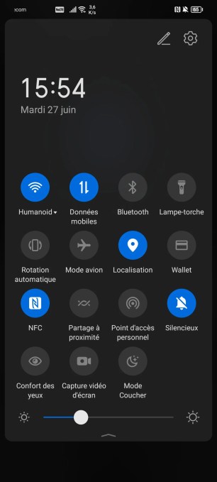 Magic UI 6.1 sur le Honor Magic5 Lite // Source : Frandroid