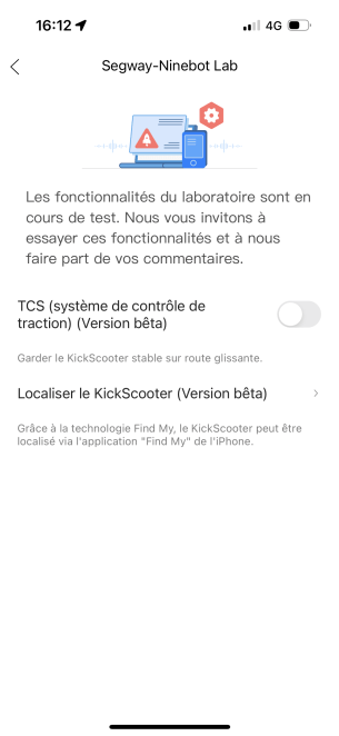 Activer TCS et Find My