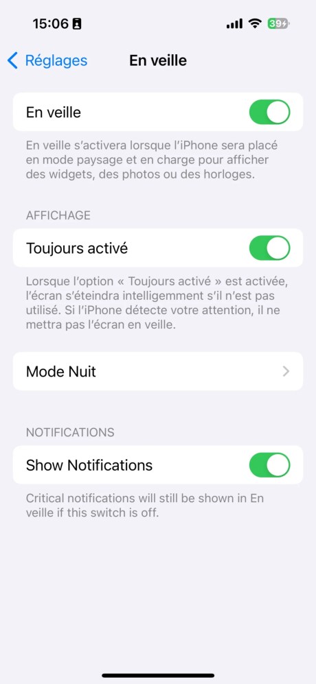 iOS 17 Stand By En Veille tuto 1