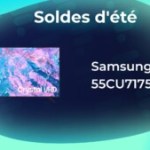 Un TV 4K Samsung de 55 pouces à moins de 400 € ? C’est possible avec les soldes d’été