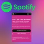 Spotify offre 1 mois gratuit à son abonnement premium pour les anciens membres