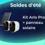 Ce kit avec 2 caméras Arlo Pro 4 + un panneau solaire chute sous les 200 € pendant les soldes
