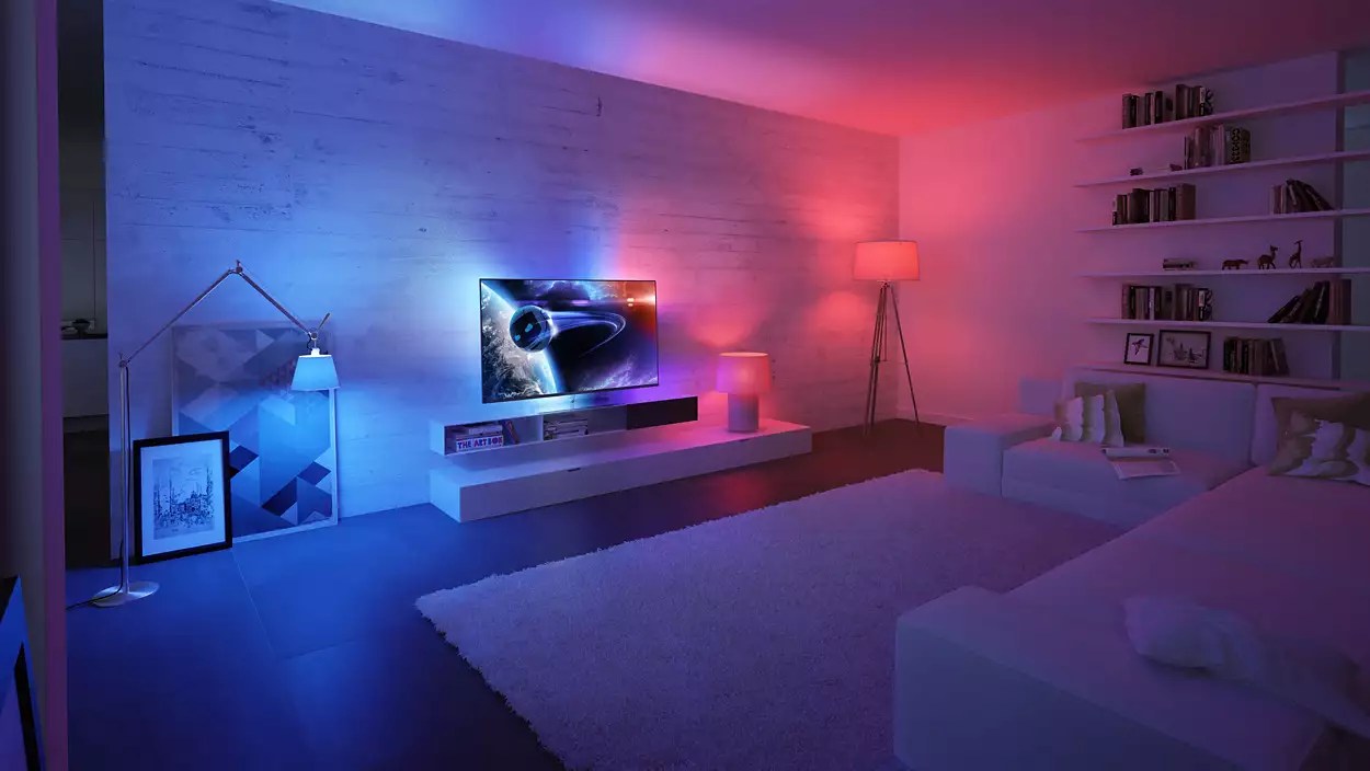 Les éclairages Philips Hue pouvaient se synchroniser avec des téléviseurs Philips Ambilight