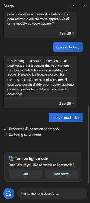 Une démonstration de Microsoft 365 Copilot // Source : Frandroid