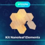 Nanoleaf Elements : ces panneaux LED à l’aspect boisé sont à -36 % grâce aux Prime Day