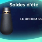 LG XBOOM 360 : cette enceinte Bluetooth sons et lumières est à moitié prix durant les soldes