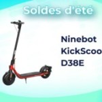 KickScooter D38E : l’endurante trottinette de Ninebot chute sous les 330 € lors des soldes