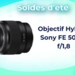 Pour un premier objectif photo, le Sony FE (50 mm) soldé à -35 % est idéal