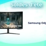 Samsung Odyssey G6 : -360 € sur cet écran gaming incurvé (32″, 240 Hz) grâce aux soldes
