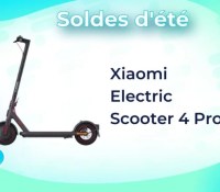Trottinette électrique 25km/h autonomie 55km en aluminium Xiaomi Electric  Scooter 4 Pro MISCOOT4PRON