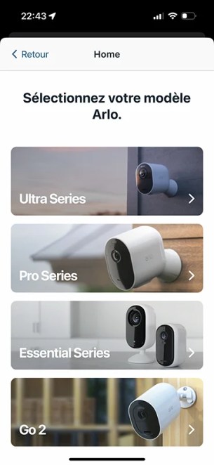 Arlo 5 Pro Capture application Arlo Secure 02