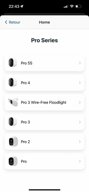 Arlo 5 Pro Capture application Arlo Secure 03