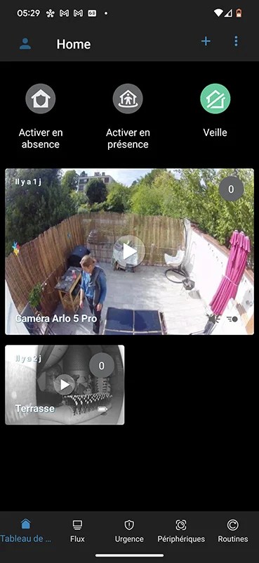 Arlo 5 Pro capture Application Arlo Secure 05