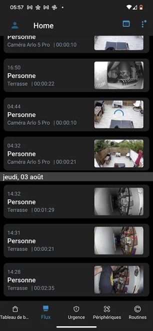 Arlo 5 Pro capture Application Arlo Secure 10