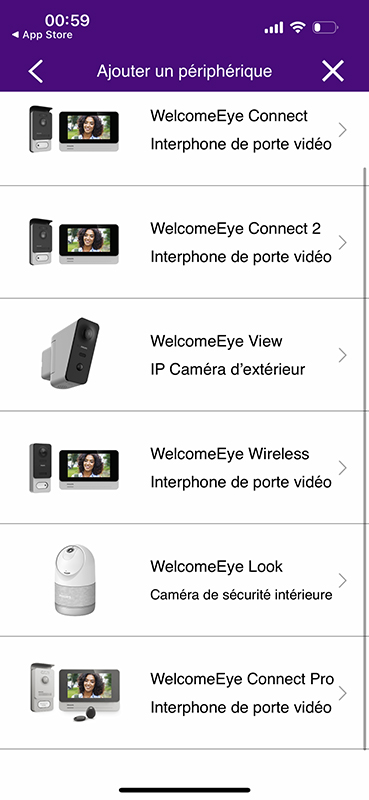 Philips WelcomeEye Look Capture d'écran application Welcome Eye 02