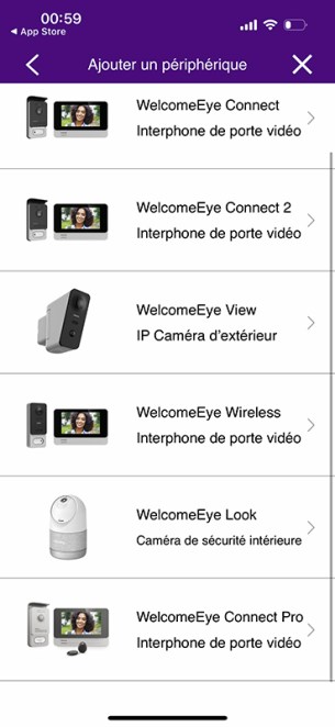 Philips WelcomeEye Look Capture d'écran application Welcome Eye 02