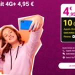 C’est le forfait mobile pas cher de la rentrée : moins de 5 €/mois pour 10 Go