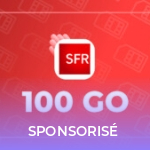 Ce forfait mobile SFR sans engagement combine idéalement 5G, 100 Go et prix doux