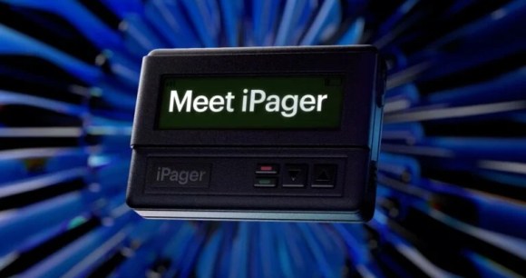 Voici l'iPager, une boutade de Google contre Apple et son obstination en matière de protocoles de communication // Source : Google