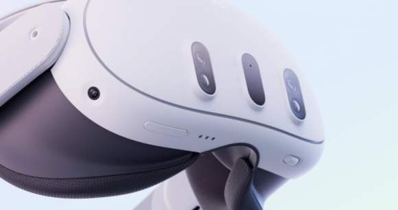 Le Meta Quest 3 profite d'un design très travaillé. // Source : Meta