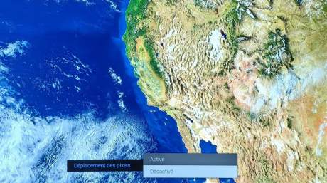 Activez (ou pas) le décalage des pixels pour limiter les effets de brûlure de l'écran
