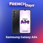 Samsung Galaxy A34 5G : des airs de haut de gamme pour seulement 244 € grâce aux French Days