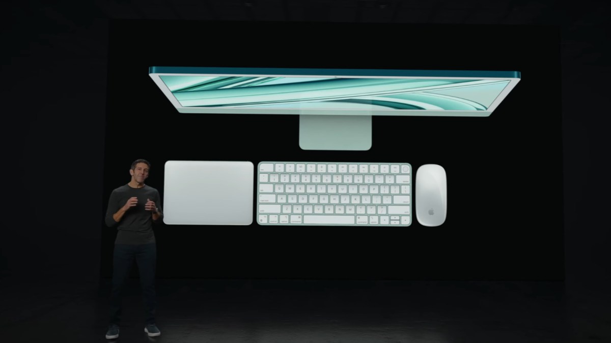 L'iMac M3 avec ses nouveaux périphériques