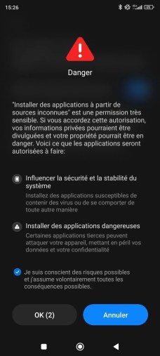 De nombreuses manipulations sont protégées sur MIUI, ce qui peut être un peu agaçant.