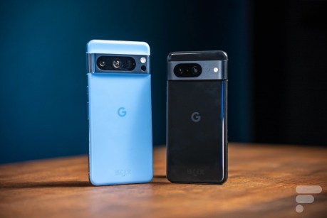 Le Pixel 8 Pro et le Pixel 8 // Source : Chloé Pertuis pour Frandroid