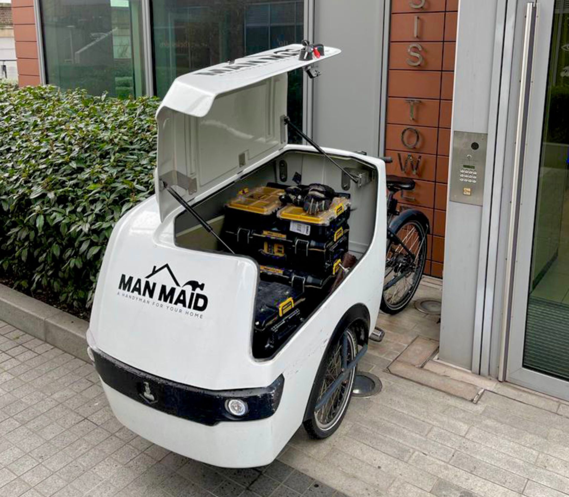 Vélo cargo Man Maid matériel