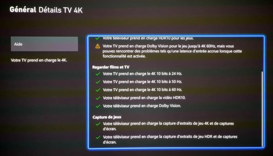 Voici les possibilités gaming du vidéoprojecteur