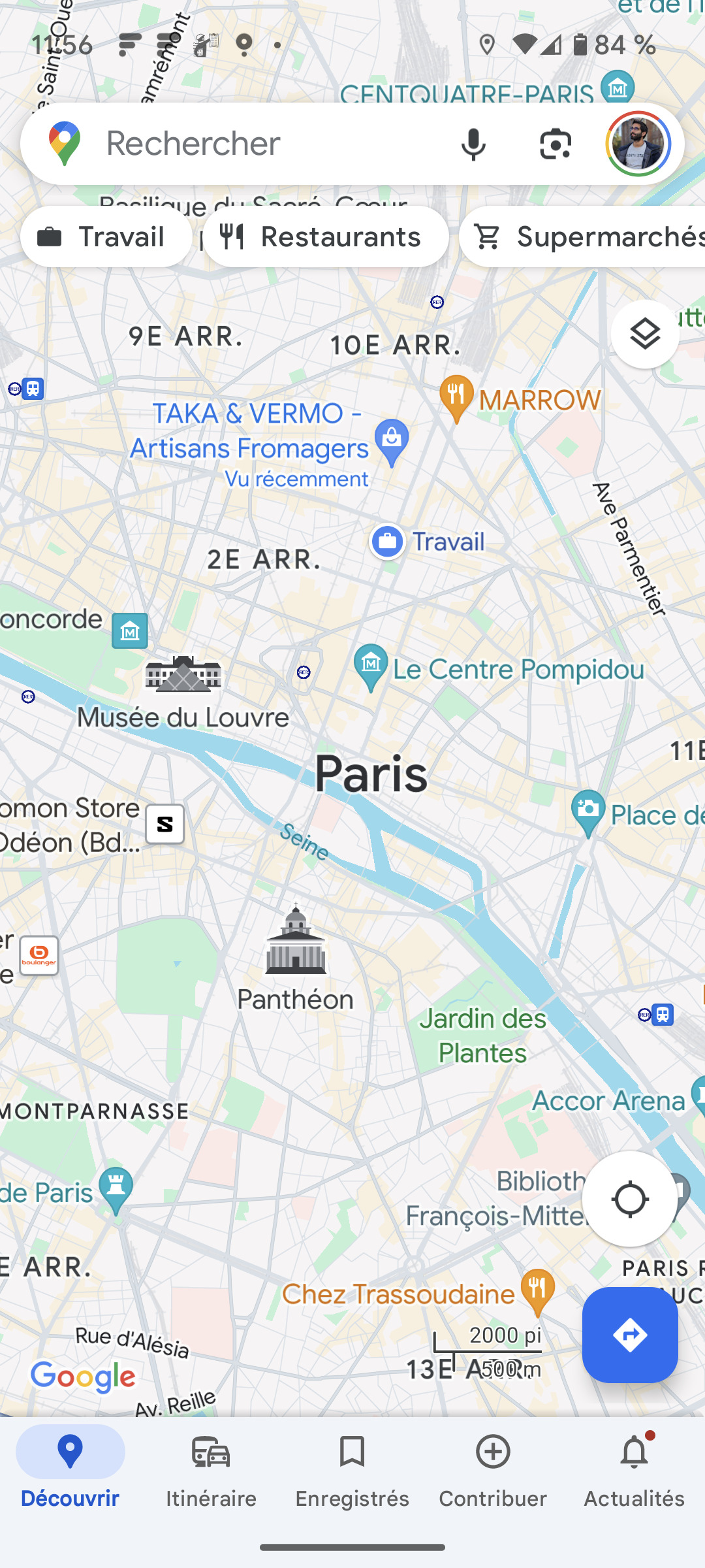 Google Maps // Source : Frandroid